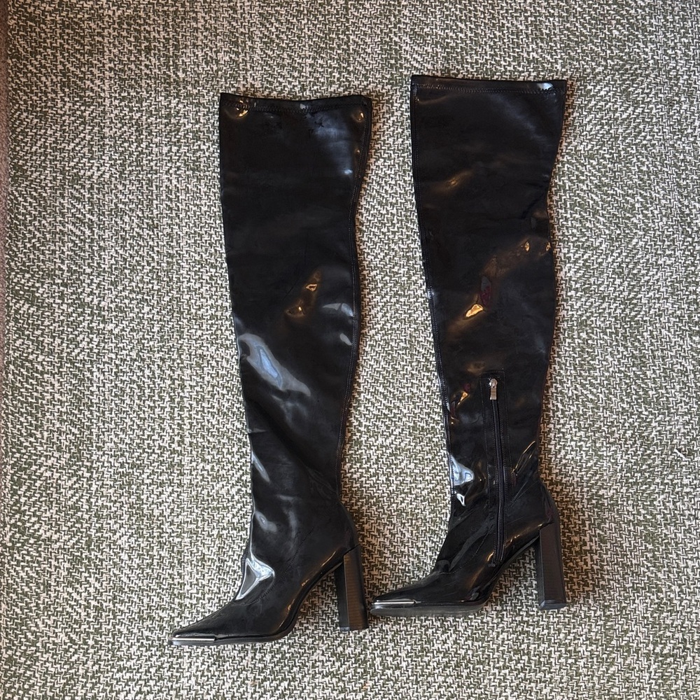 Black Over-the-Knee Boots